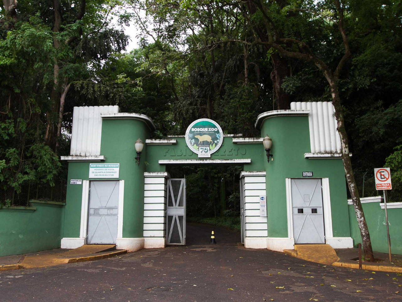 Bosque Zoológico Fábio Barreto fecha no Natal e Ano Novo